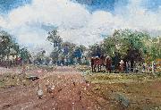 Walter Withers On the Eltham Road France oil painting artist